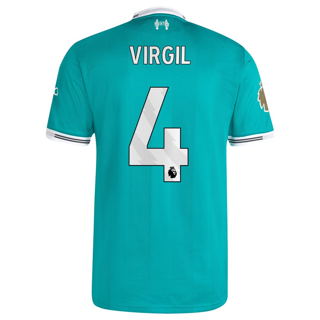 Virgil van Dijk Liverpool adidas  2025/26 Home Authentic Jersey - Red