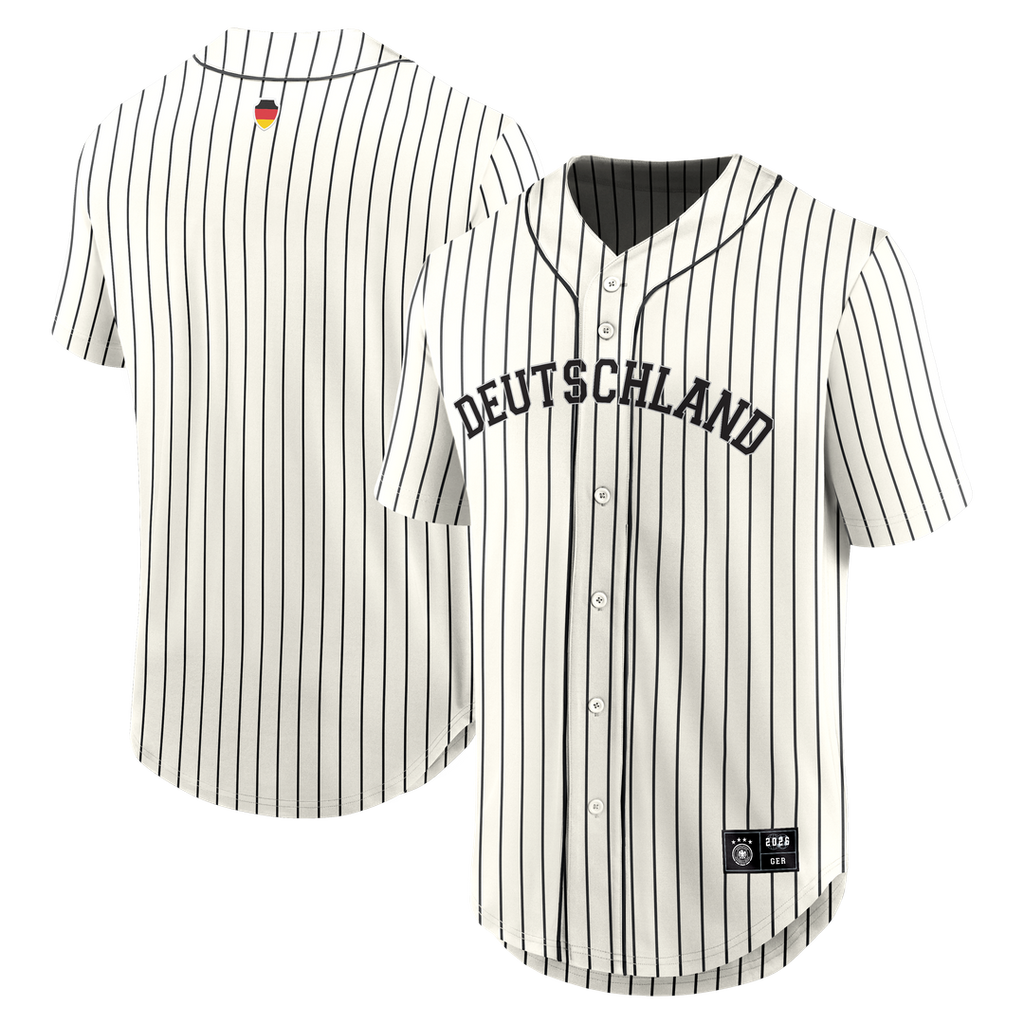 Germany National Team Fanatics Oversized Baseball Jersey - Cream