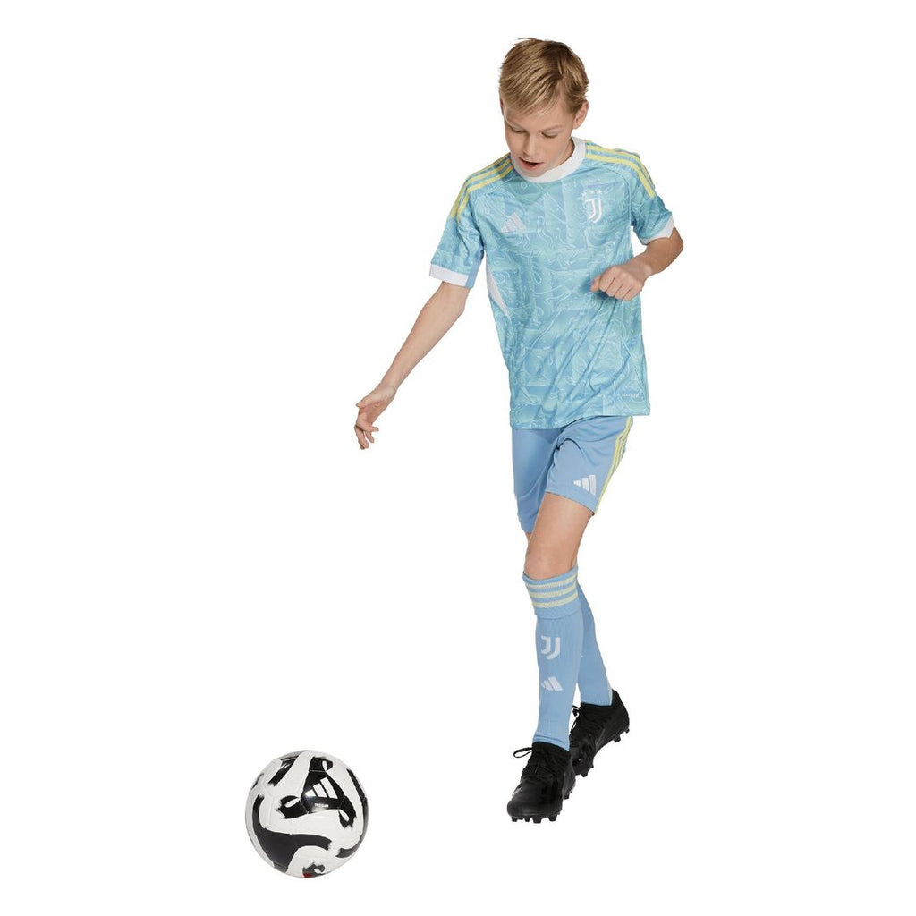 Juventus adidas Youth 2025/26 Away Replica Jersey - Blue