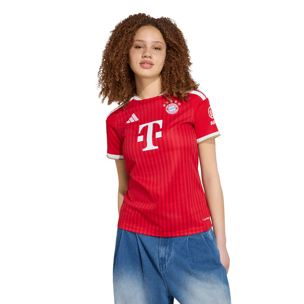 Bayern Munich adidas Women's 2026/27 Home Replica Jersey - Red