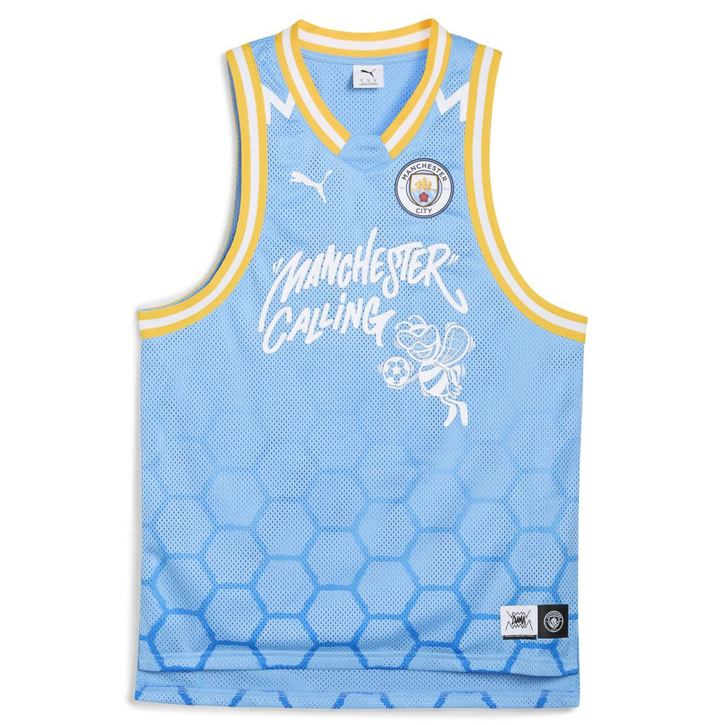 Manchester City Puma 2025 FIFA Club World Cup dryCELL Basketball Jersey - Light Blue