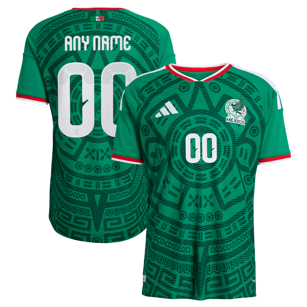 Mexico National Team adidas 2026 Away On-Field Authentic Custom Jersey - White