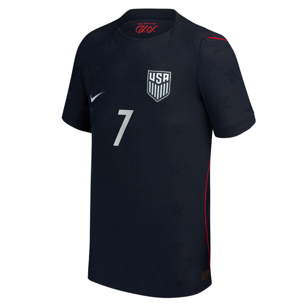 Giovanni Reyna USMNT Nike Youth 2026 Away Match Authentic Jersey - Blue