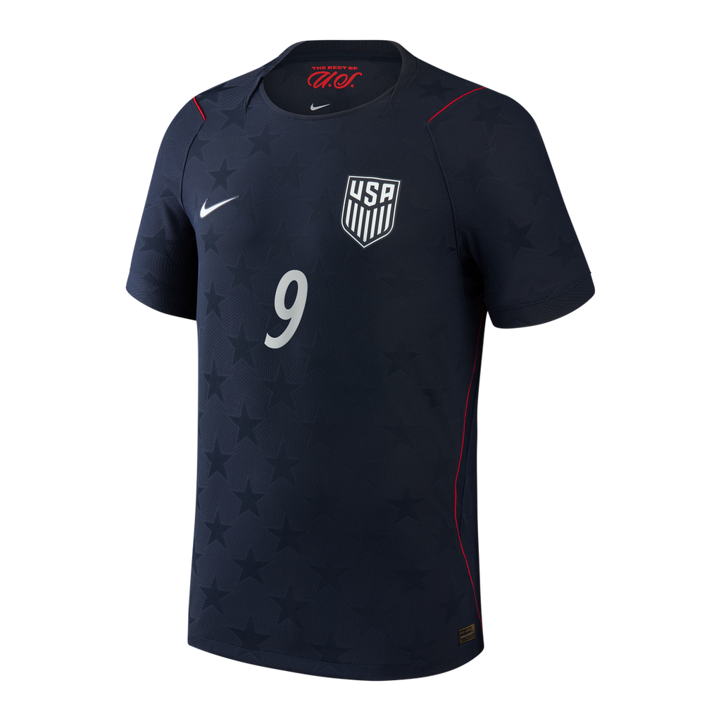 Ricardo Pepi USMNT Nike 2026/27 Away Match Authentic Jersey - Blue