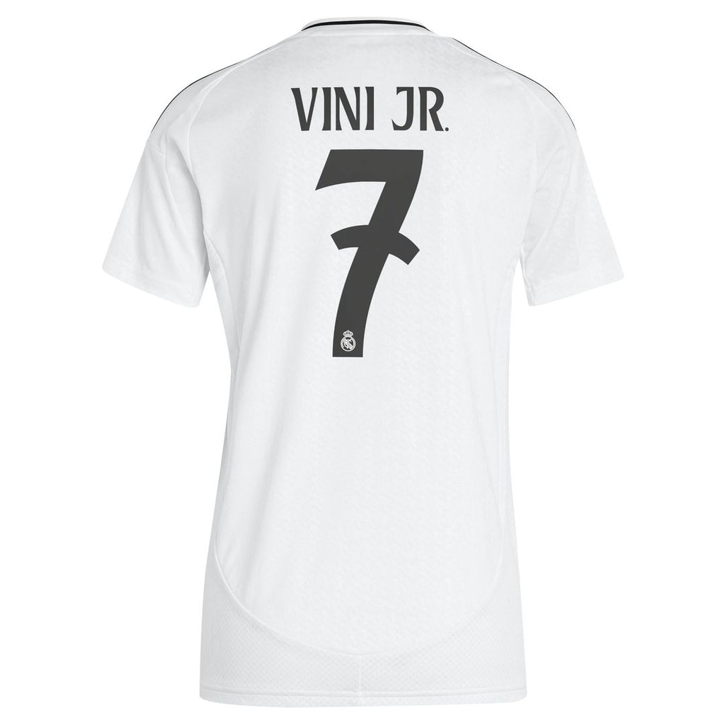 Vini Jr. Real Madrid adidas Women's 2024/25 Home Replica Player Jersey - White