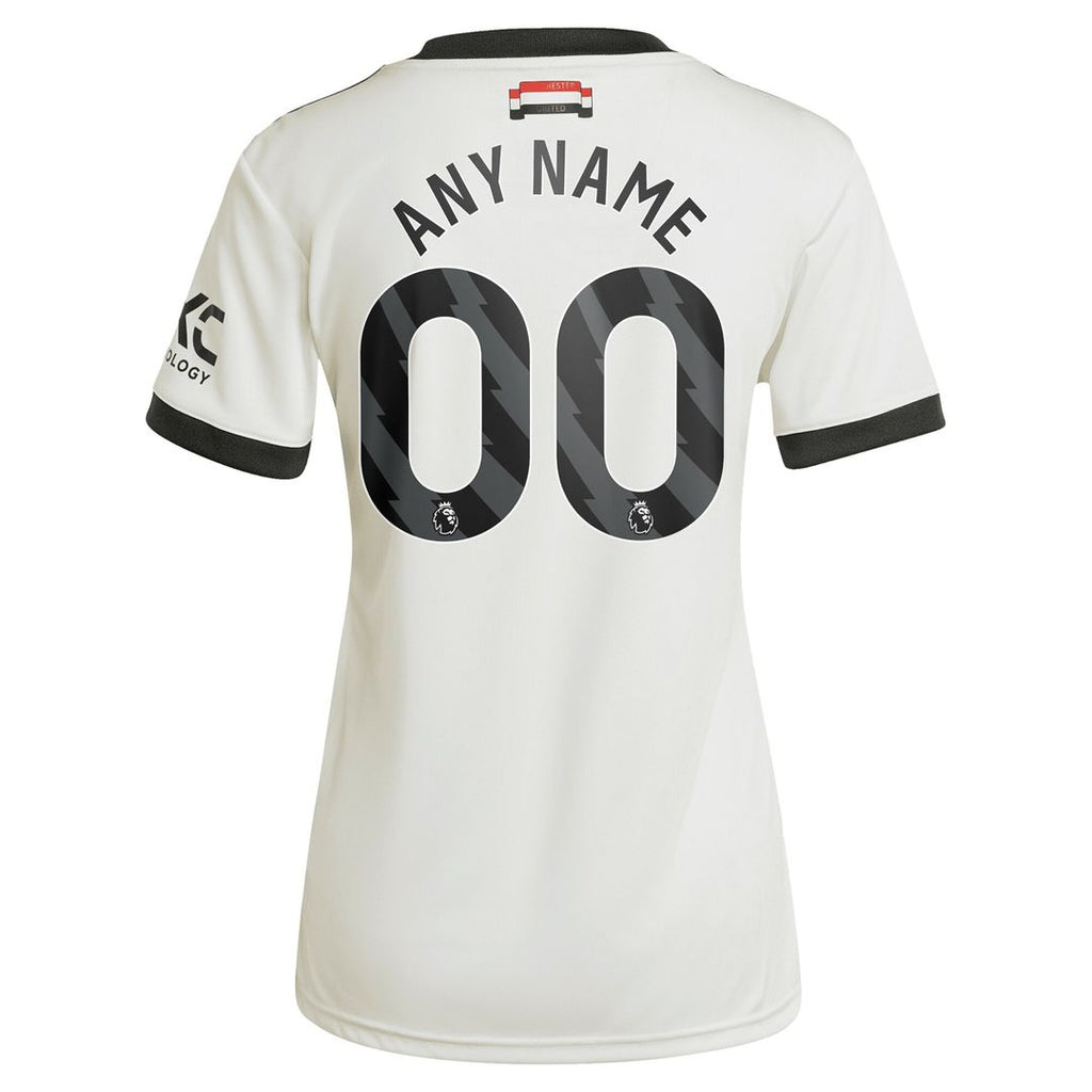 Manchester United adidas Women's 2024/25 Away Replica Custom Jersey - Navy