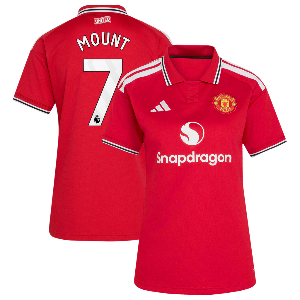 Mason Mount Manchester United adidas Women's 2026/27 Home Replica Jersey - Red
