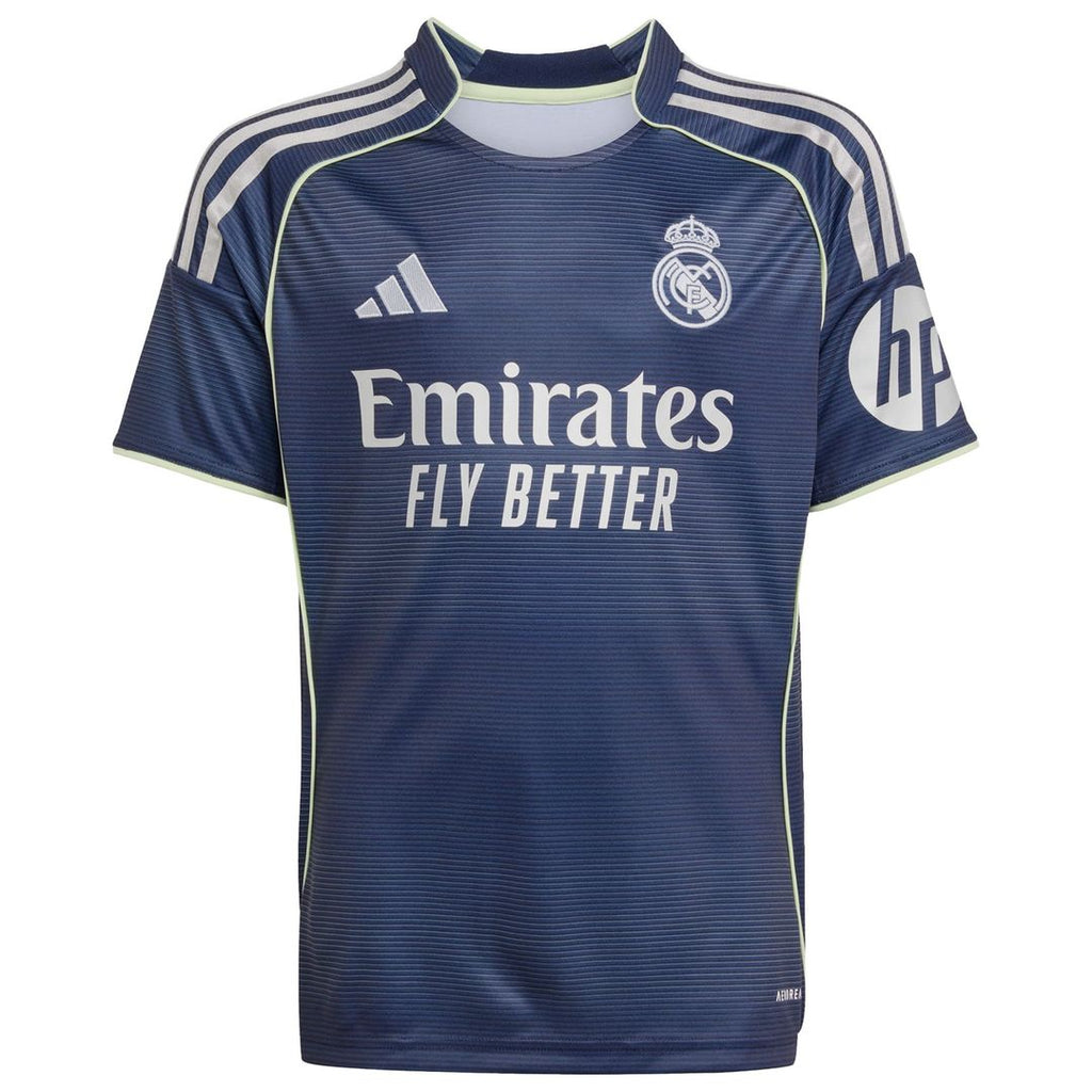 Jude Bellingham Real Madrid adidas Youth 2025/26 Away Replica Player Jersey - Blue
