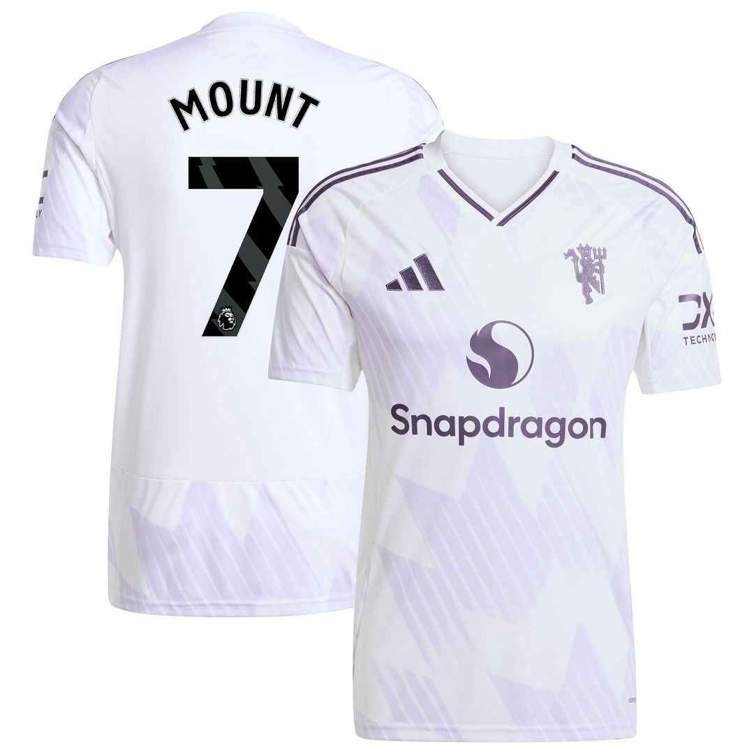 Mason Mount Manchester United adidas 2025/26 Third Replica Player Jersey - Black