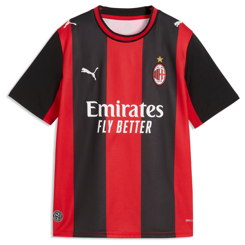 AC Milan Puma Youth 2026/27 Home Replica Jersey - Black/Red