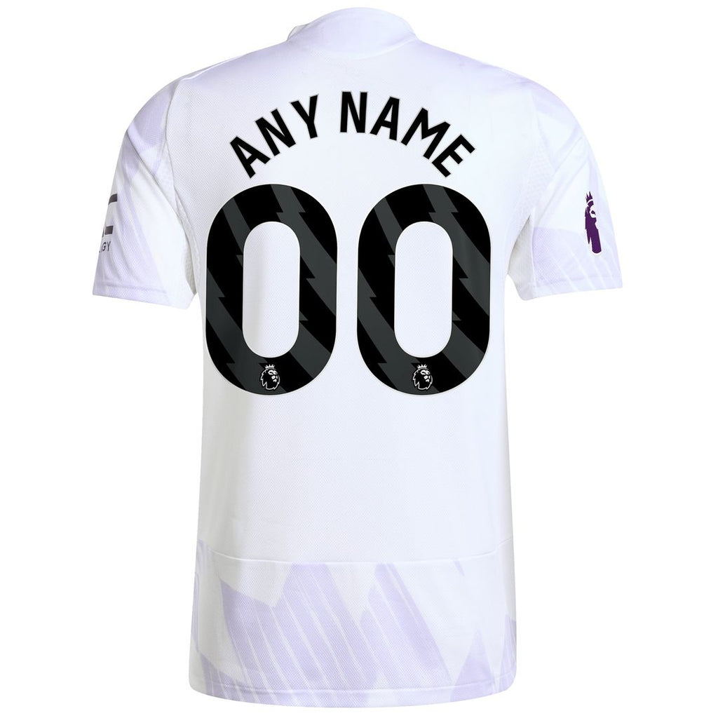 Manchester United adidas 2025/26 Third Authentic Custom Jersey - Black