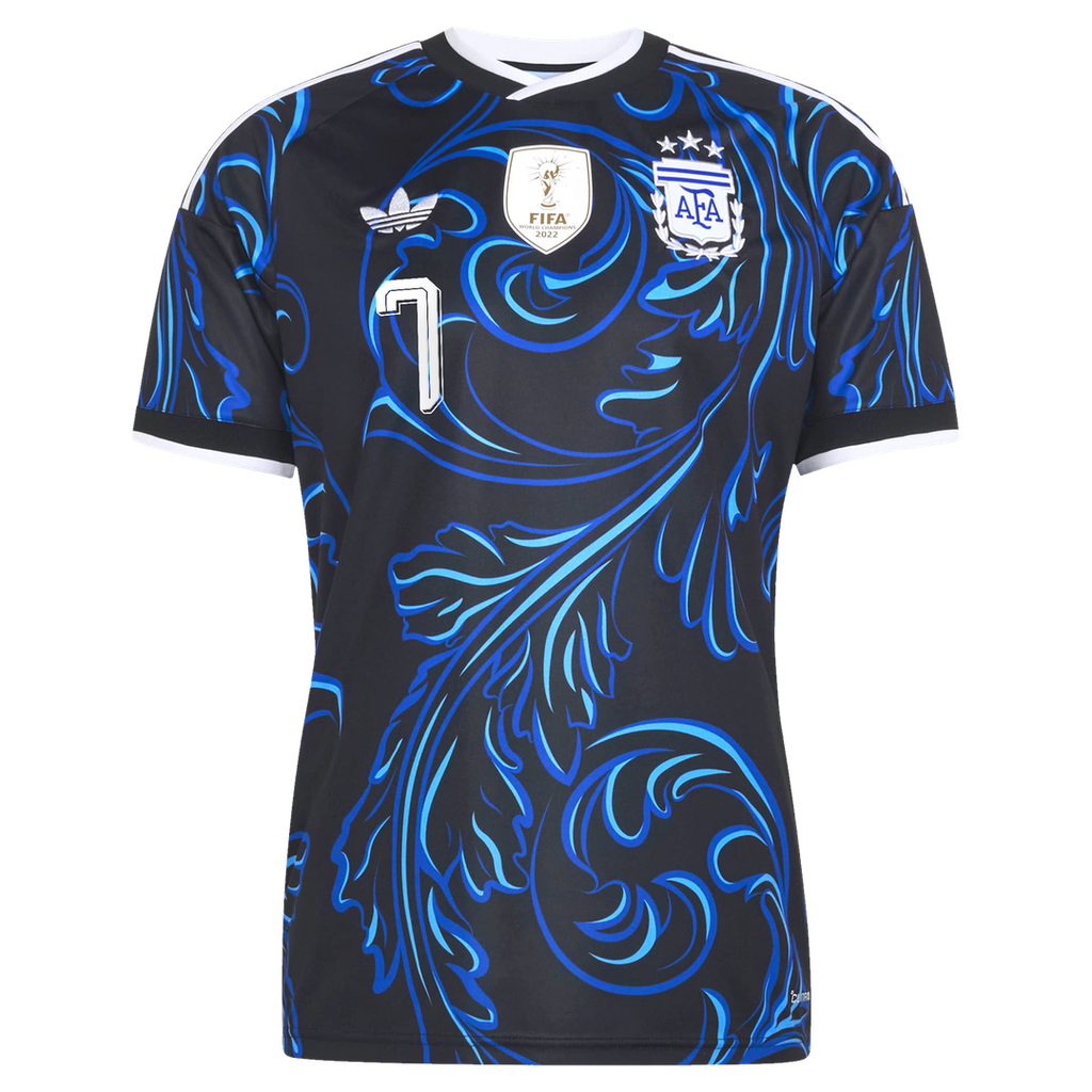 Rodrigo De Paul Argentina National Team adidas 2026 Away Replica Jersey - Black