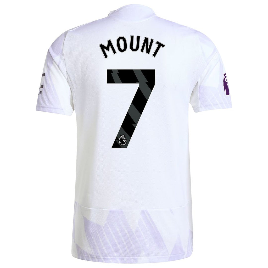 Mason Mount Manchester United adidas 2025/26 Away Authentic Player Jersey - White