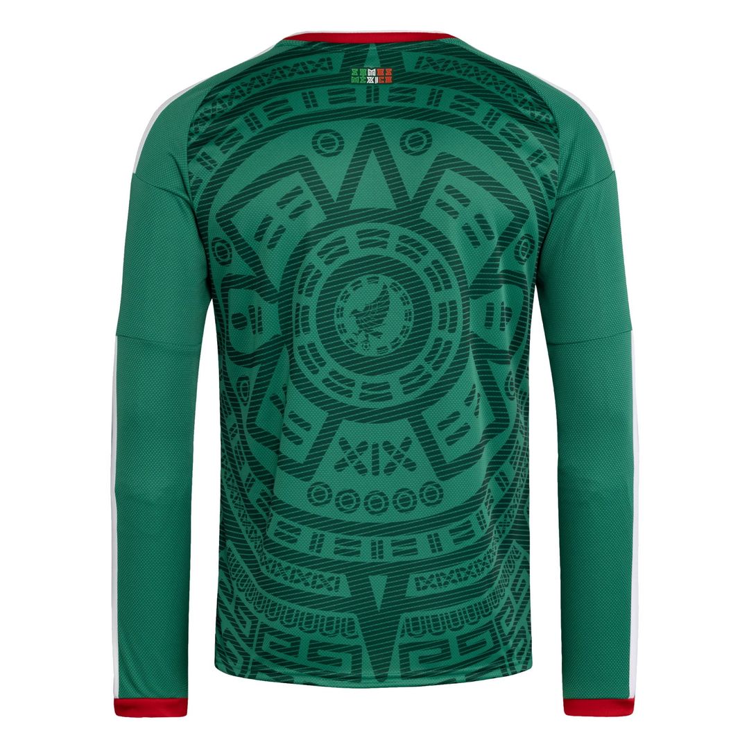 Mexico National Team adidas 2026 Home Replica Long Sleeve Jersey - Green