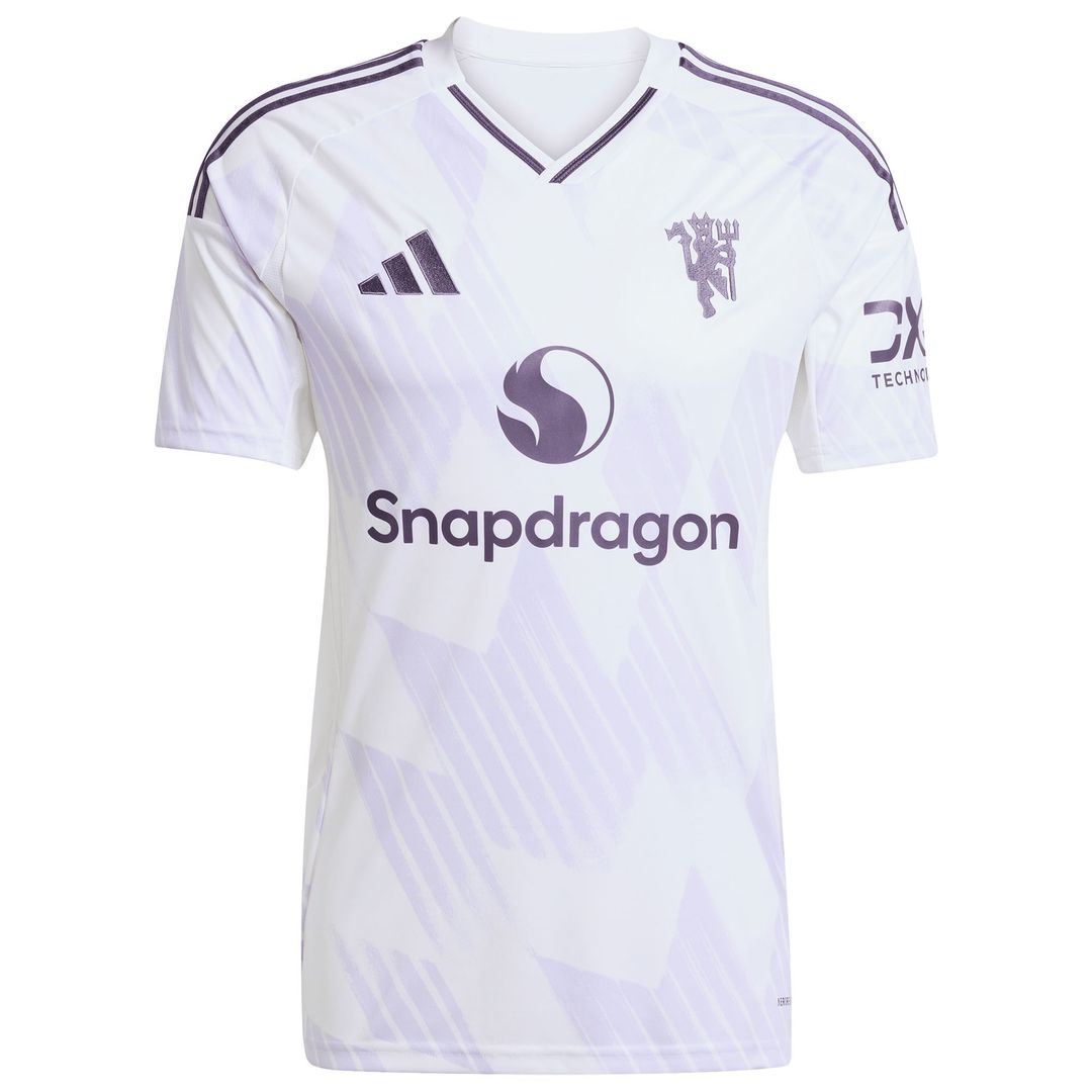 Amad Diallo Manchester United adidas 2025/26 Away Replica Player Jersey - White