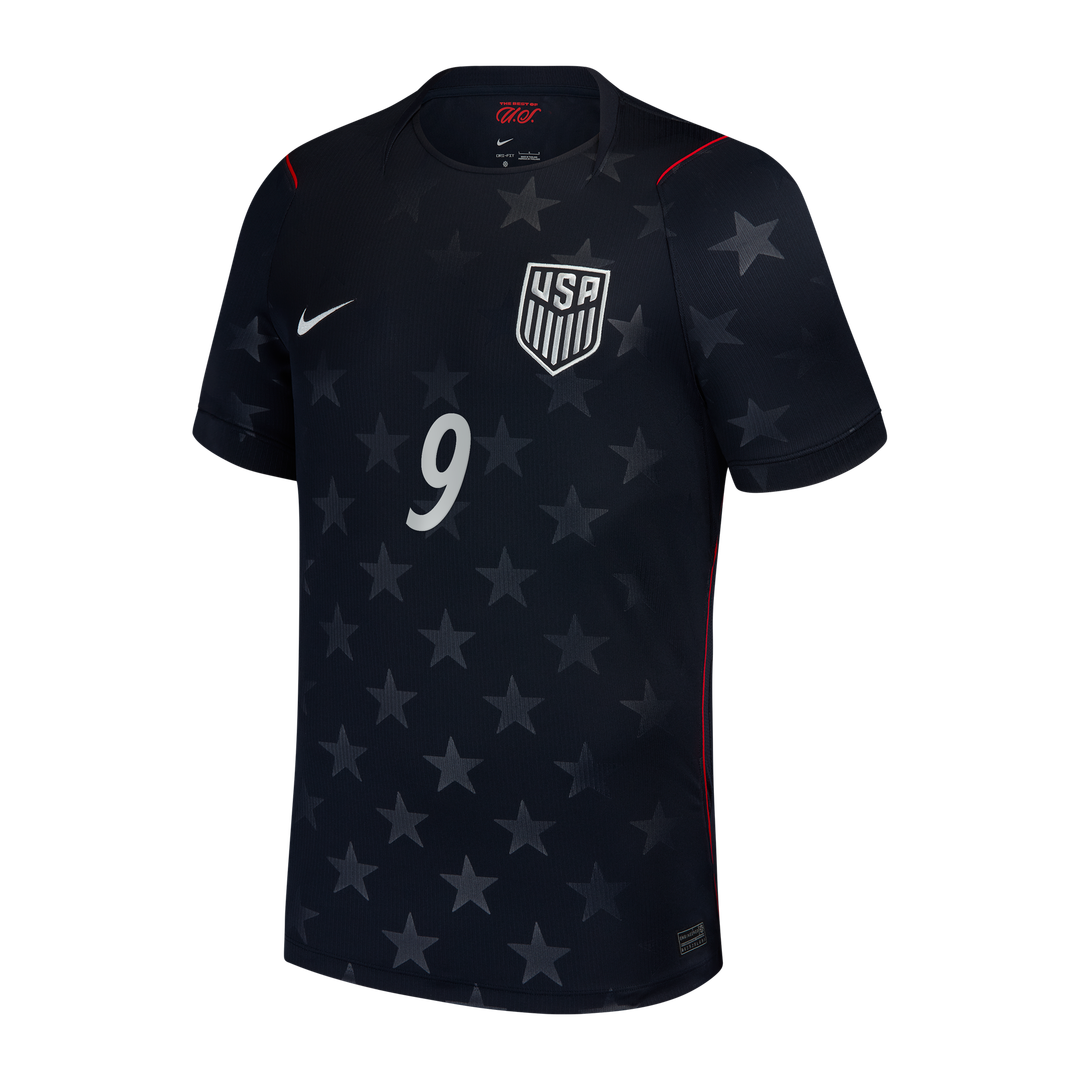 Ricardo Pepi USMNT Nike 2026/27 Away Stadium Replica Jersey - Blue