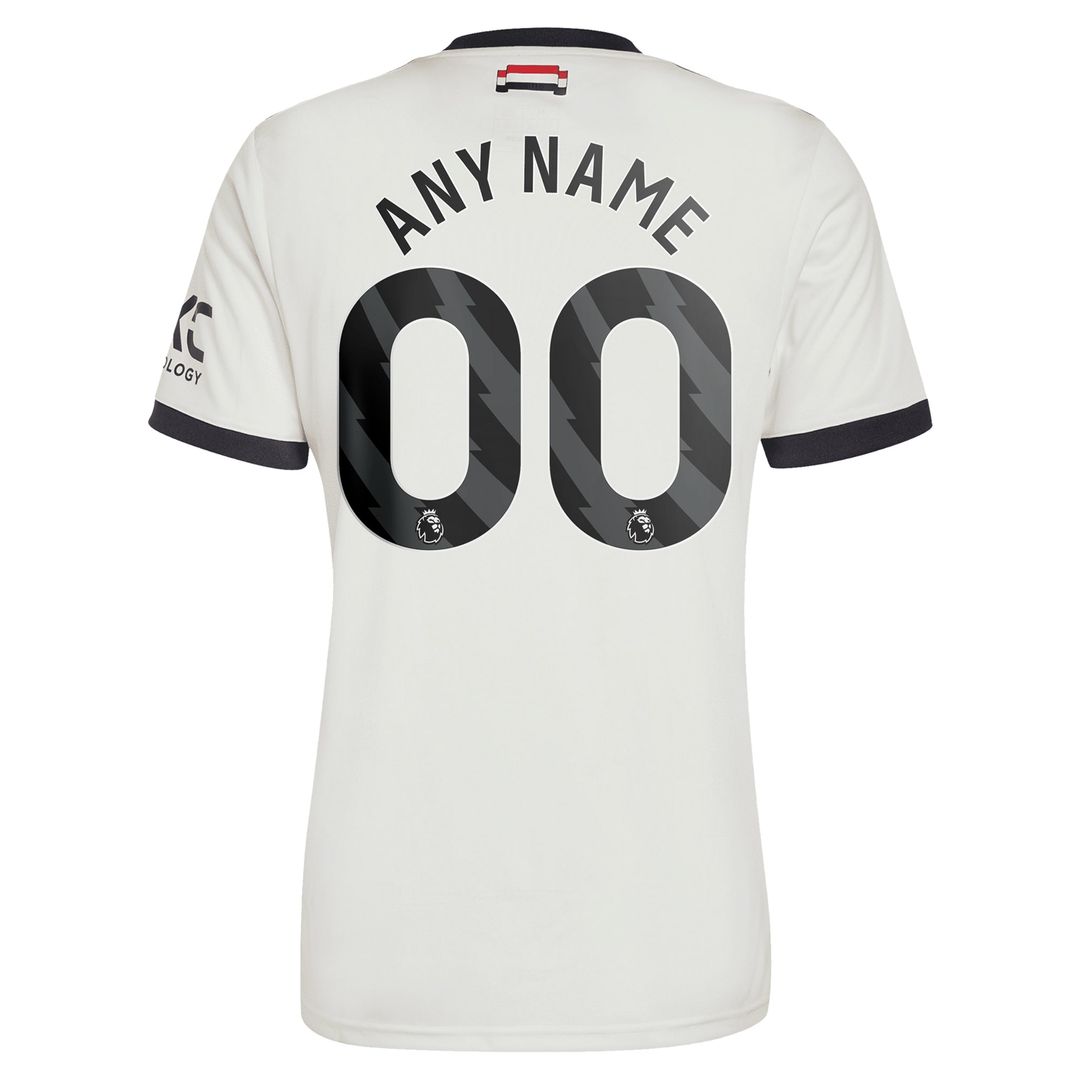 Manchester United adidas Originals  2024/25 Third Custom Replica Jersey - Cream