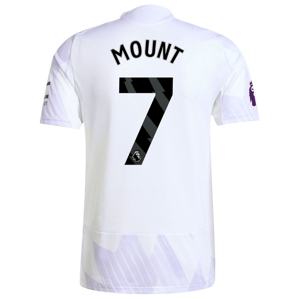 Mason Mount Manchester United adidas 2025/26 Away Authentic Player Jersey - White