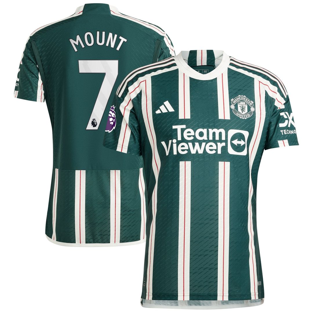 Mason Mount Manchester United adidas 2023/24 Away Authentic Player Jersey - Green