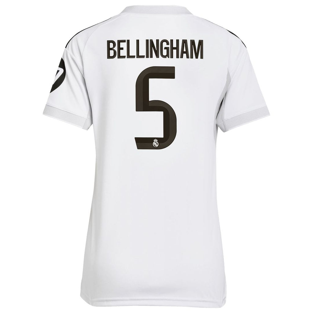 Jude Bellingham Real Madrid adidas Women's 2025/26 Home Replica Jersey - White