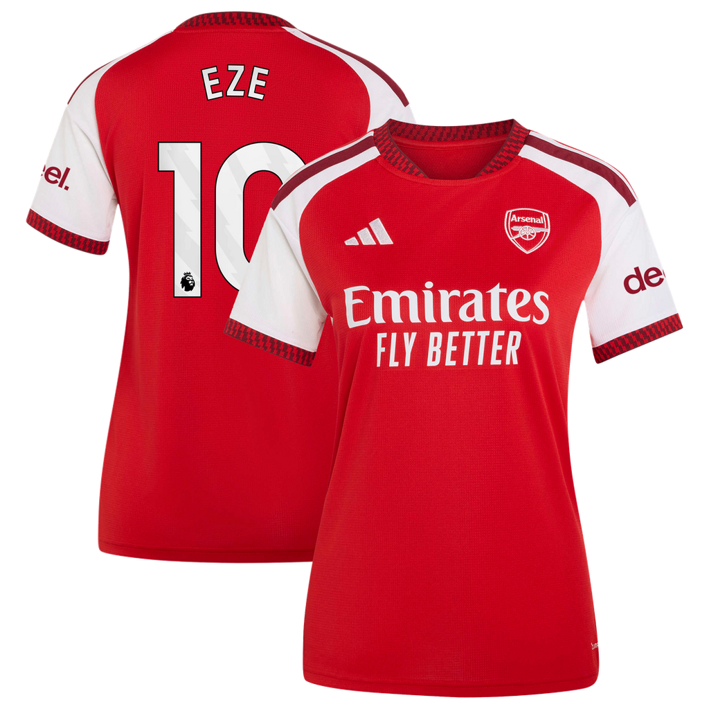 Eberechi Eze Arsenal adidas Women's 2026/27 Home Home Replica Jersey - Red
