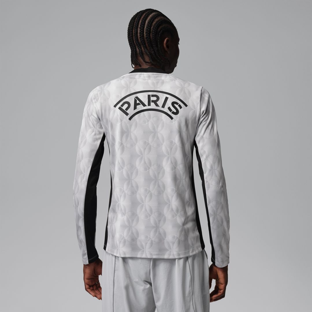 Paris Saint-Germain Jordan Brand Men's Long Sleeve Pre-Match Dri-FIT Top - Black