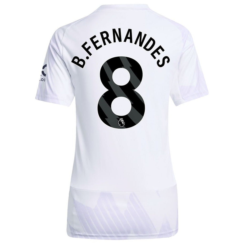 Bruno Fernandes Manchester United adidas Women's Home 2025/26 Replica Player Jersey - Red