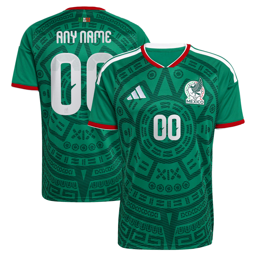 Mexico National Team adidas 2026 Home Replica Custom Jersey - Green