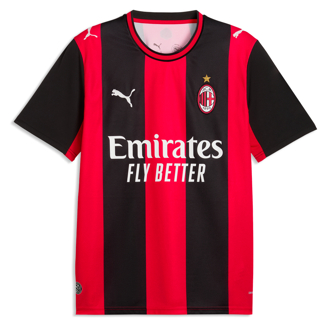 Rafael Leão AC Milan Puma 2026/27 Home Replica Jersey - Black/Red