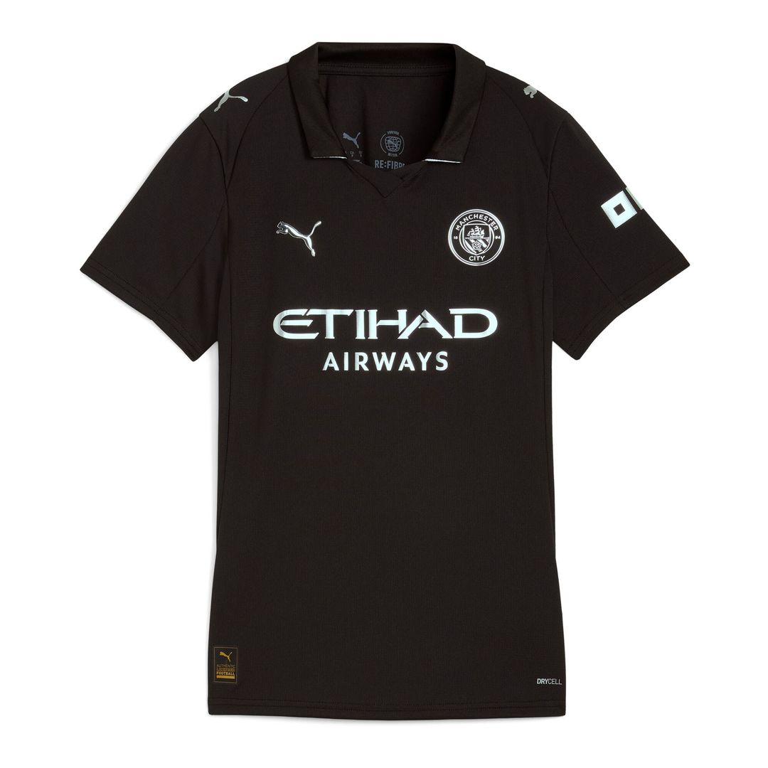 Manchester City Puma Women's 2025/26 Home Replica Custom Jersey - Sky Blue