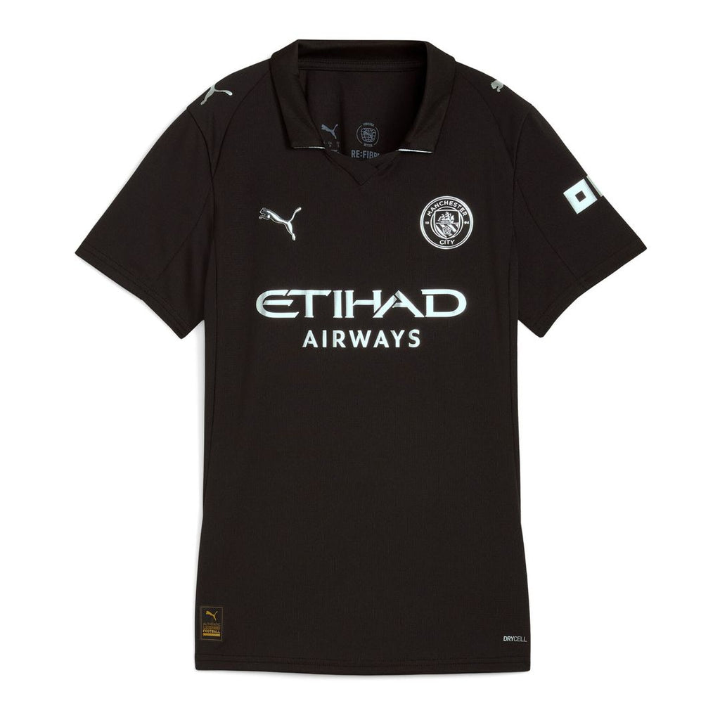 Manchester City Puma Women's 2025/26 Third Replica Custom Jersey - Green/Neon Green