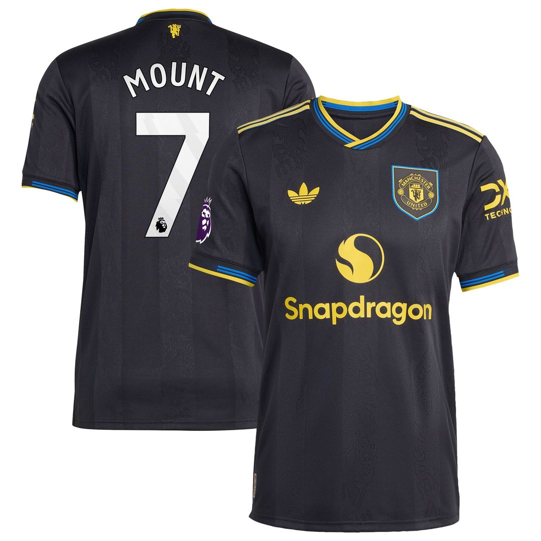 Mason Mount Manchester United adidas 2025/26 Away Authentic Player Jersey - White