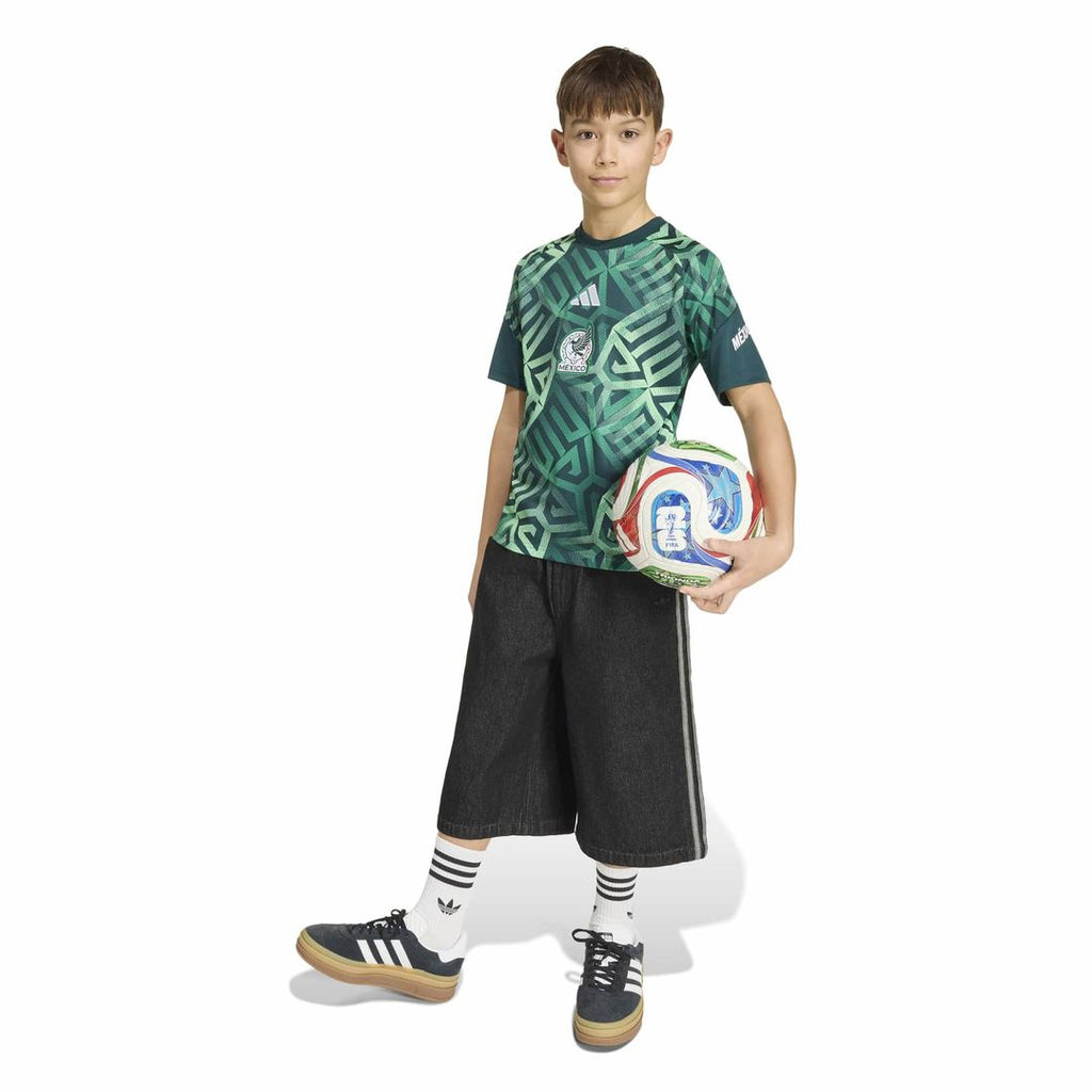 Mexico National Team adidas Youth 2026 Pre-Match Top - White