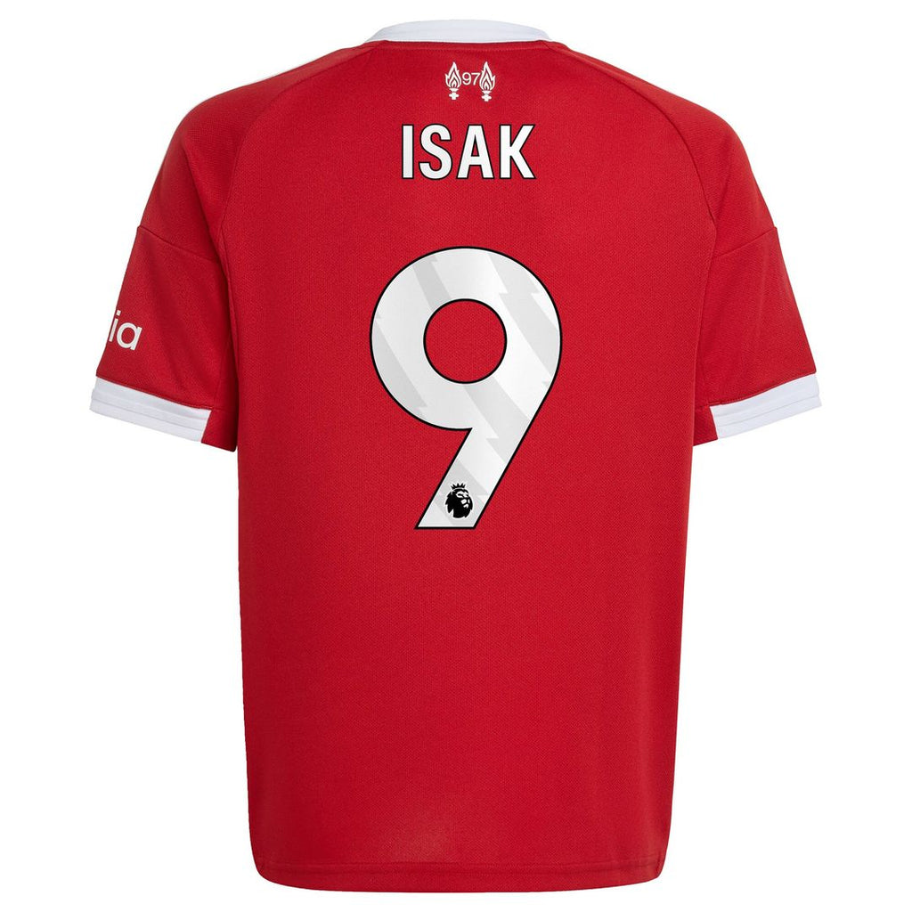 Alexander Isak Liverpool adidas Youth 2025/26 Home Replica Player Jersey - Red