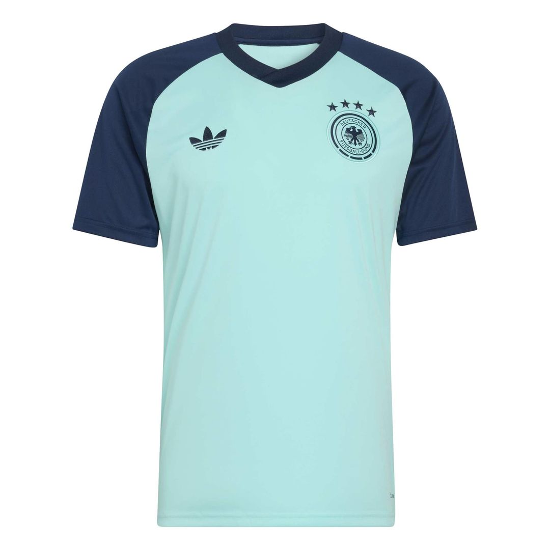 Germany National Team adidas 2026 Pre-Match Top - Turquoise