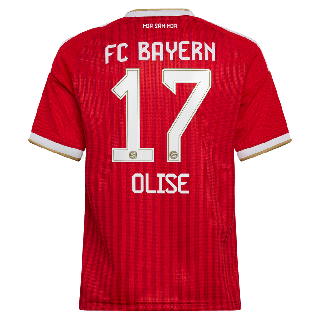 Michael Olise Bayern Munich adidas Youth 2026/27 Home Replica Jersey - Red