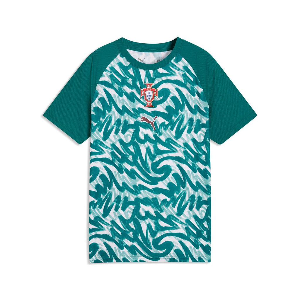 Portugal National Team Puma Youth Pre-Match Jersey - Red