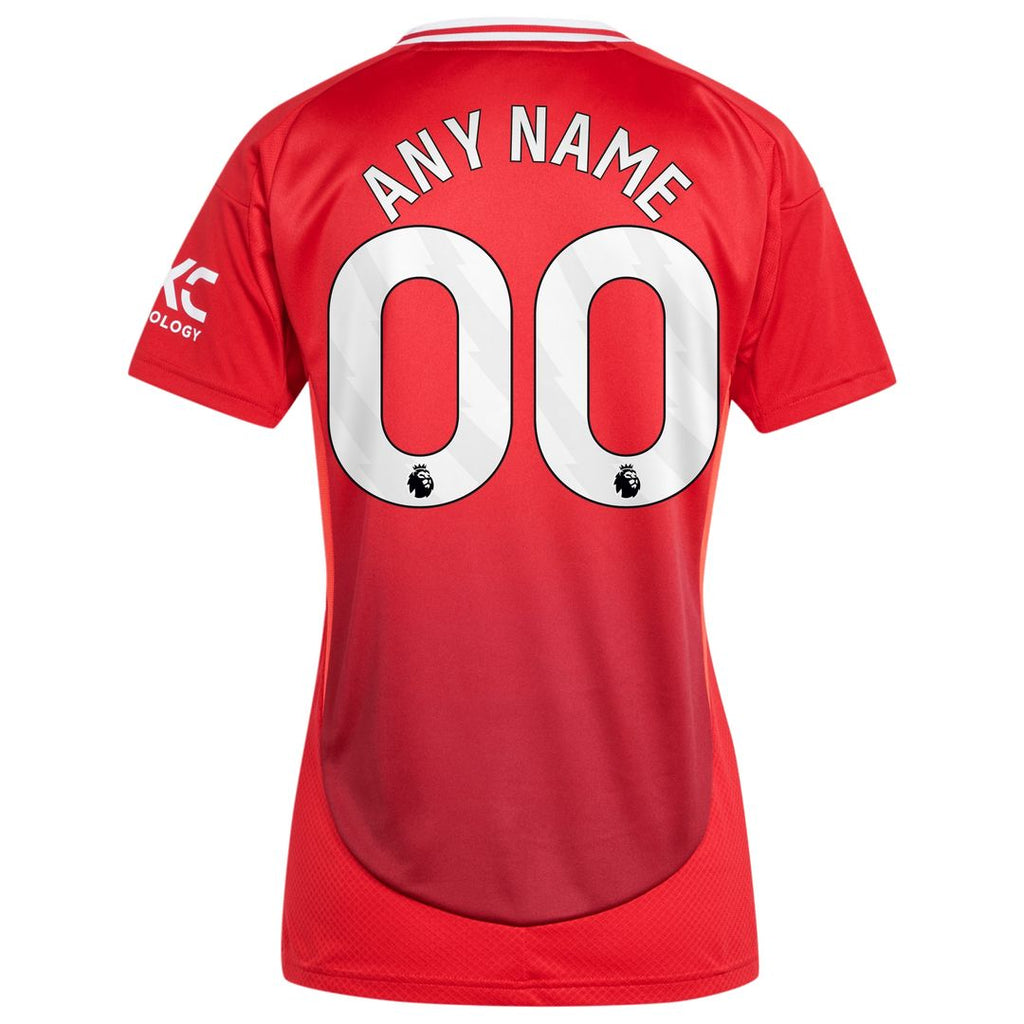 Manchester United adidas Originals Women's 2024/25 Third Custom Replica Jersey - Cream
