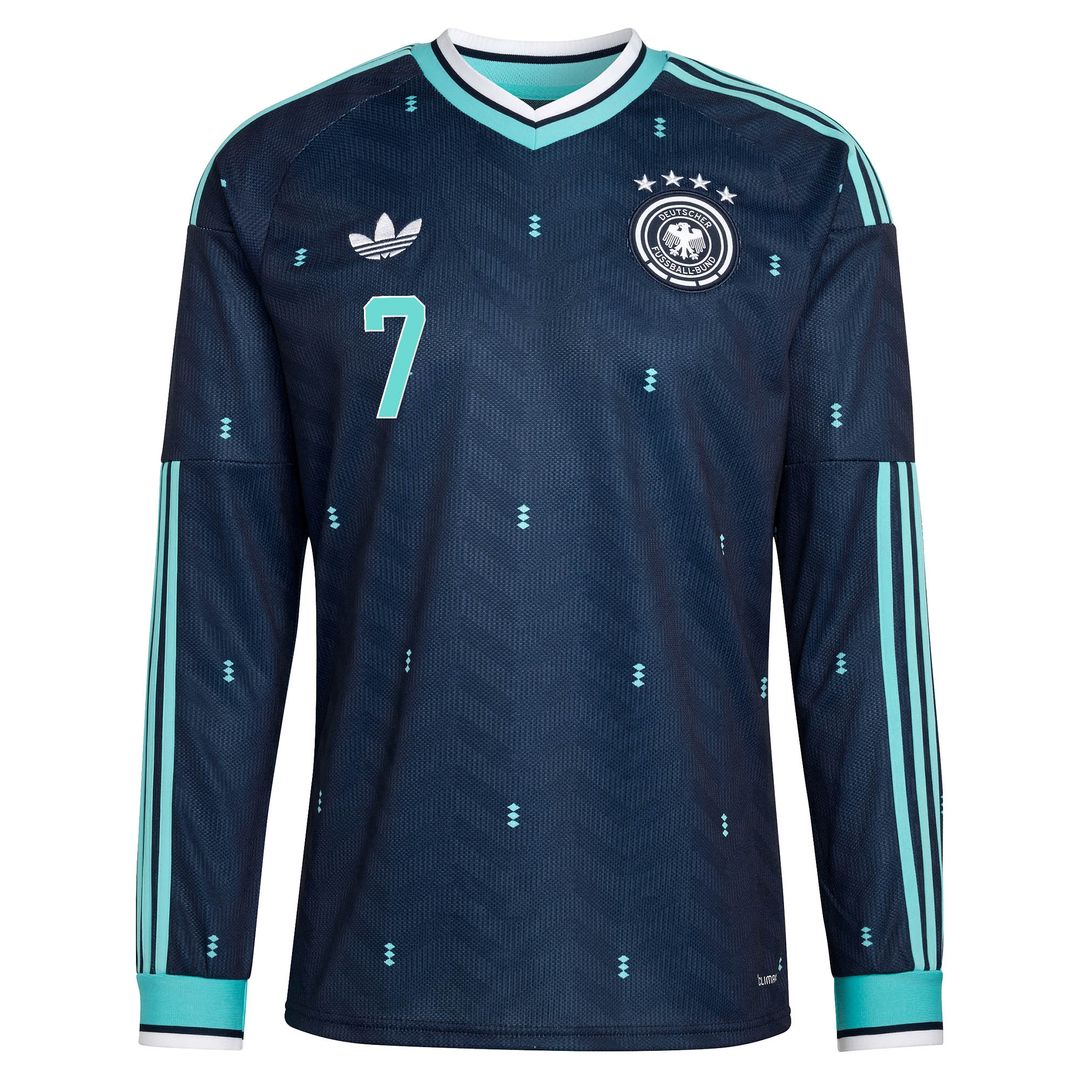 Kai Havertz Germany National Team adidas 2026 Home Replica Long Sleeve Jersey - White