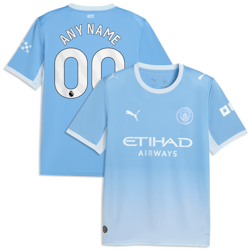 Manchester City Puma 2026/27 Home Replica Custom Jersey - Light Blue