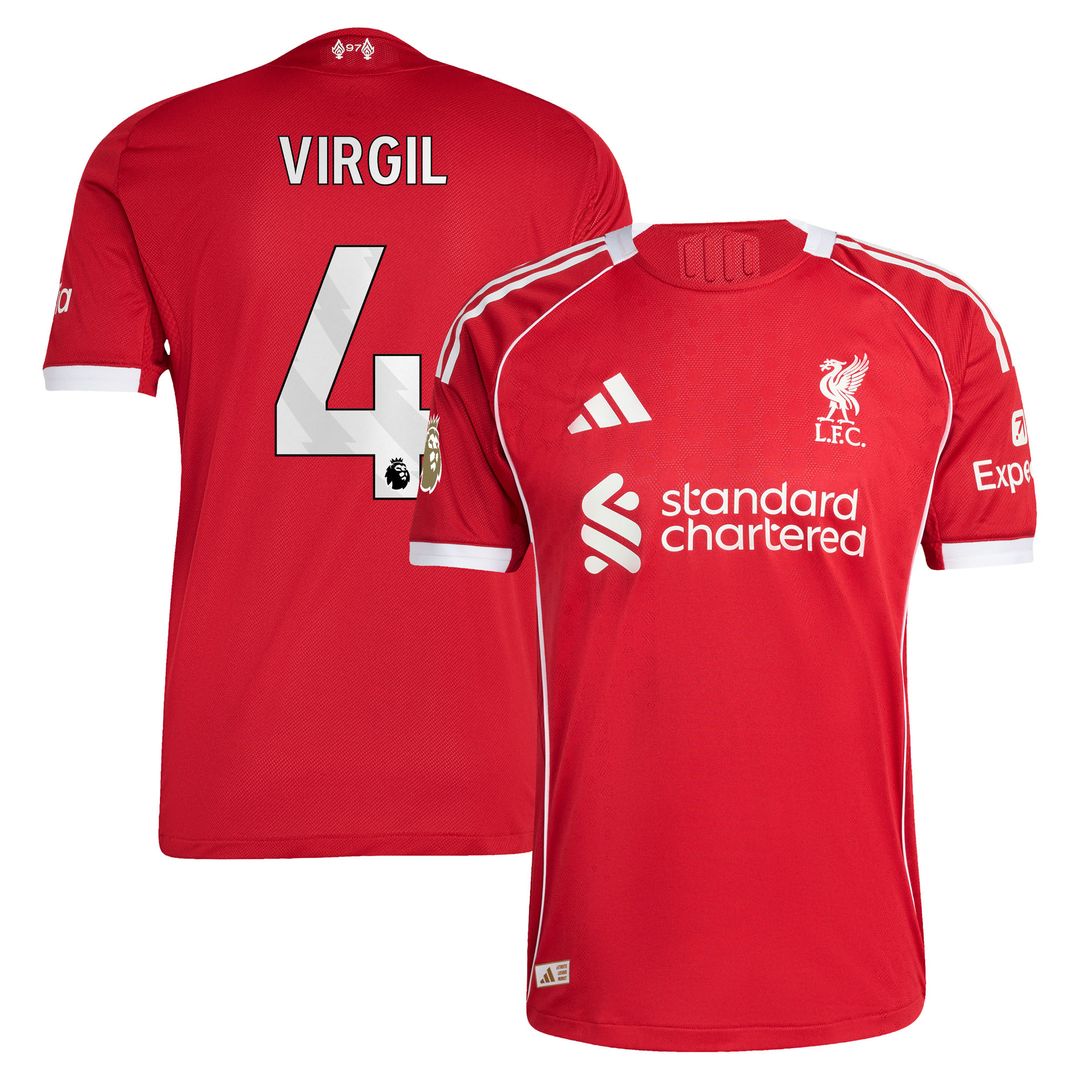 Virgil van Dijk Liverpool adidas 2025/26 Third Authentic Player Jersey - Green