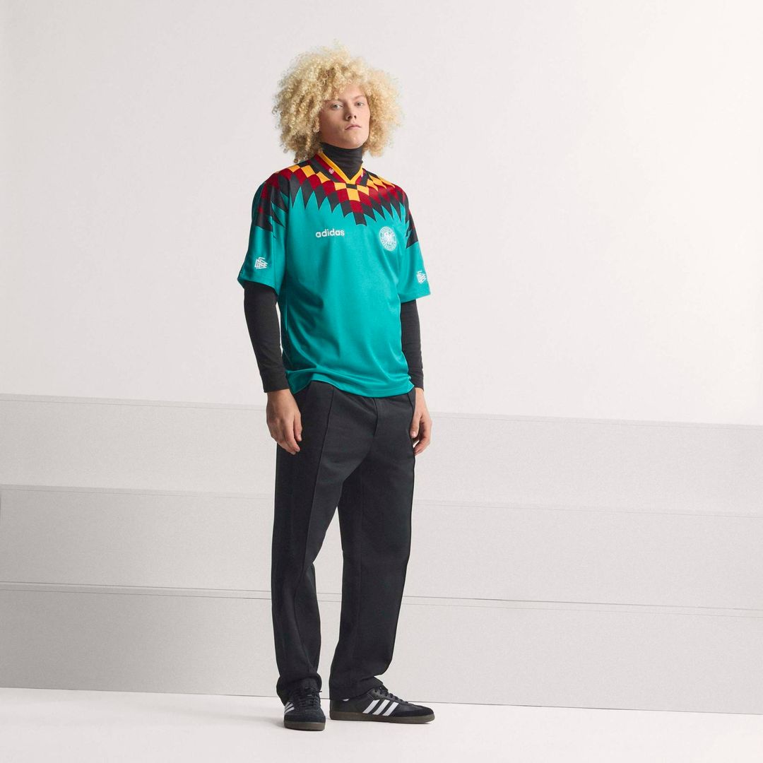 Germany National Team adidas 1994 Away Bringback Jersey - Green