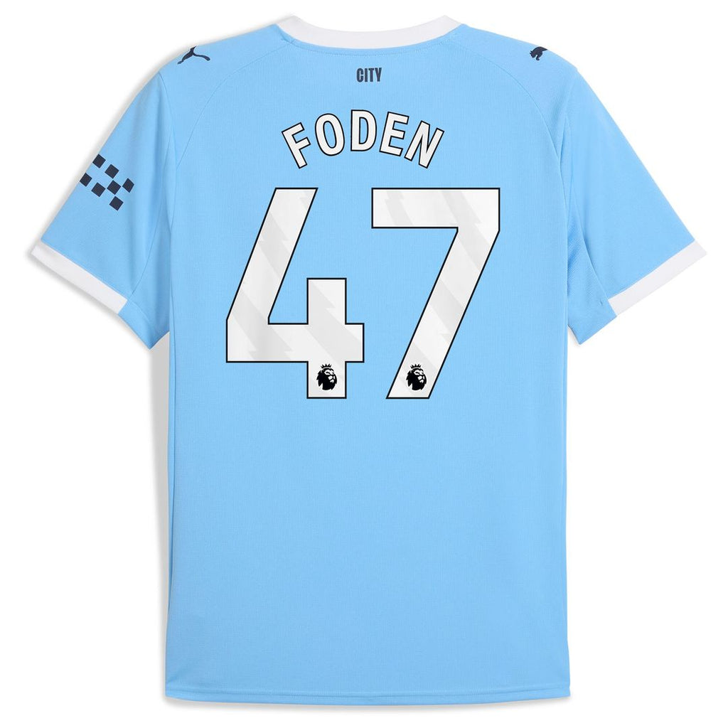 Phil Foden Manchester City Puma 2025/26 Away Replica Player Jersey - Black