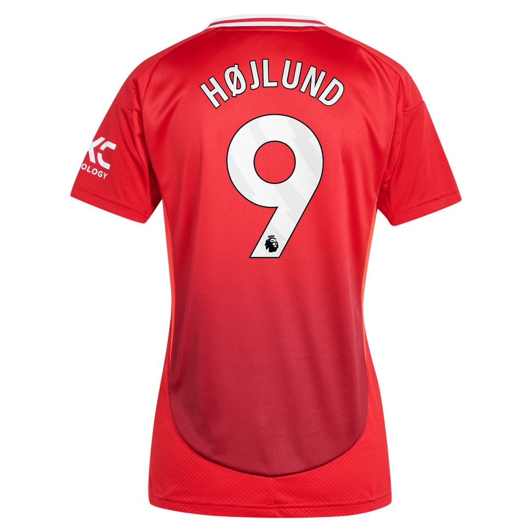 Rasmus Højlund Manchester United adidas Women's 2024/25 Home Replica Player Jersey - Red