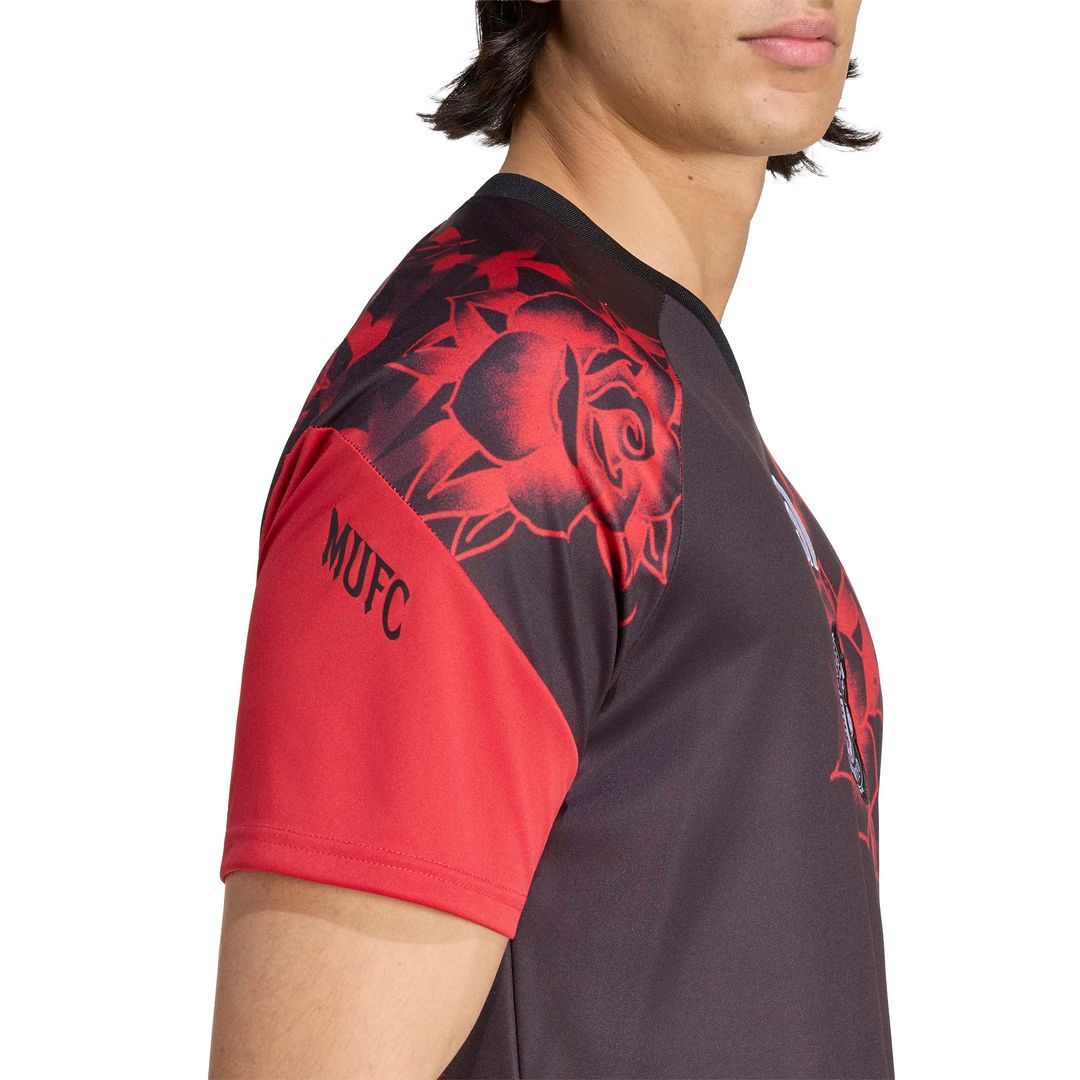 Manchester United adidas Home 2026/27 Pre-Match Top - Black