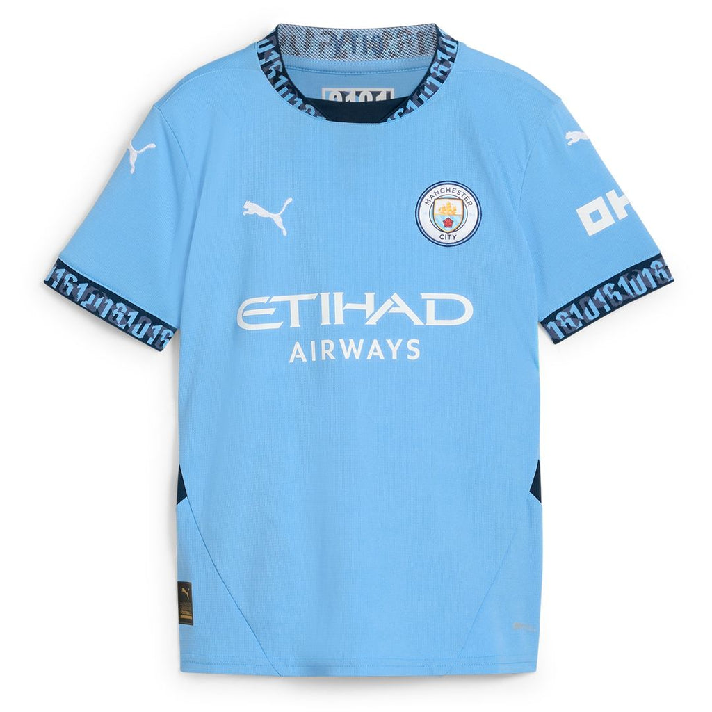 Kevin De Bruyne Manchester City Puma Youth 2024/25 Fourth Replica Player Jersey - Blue