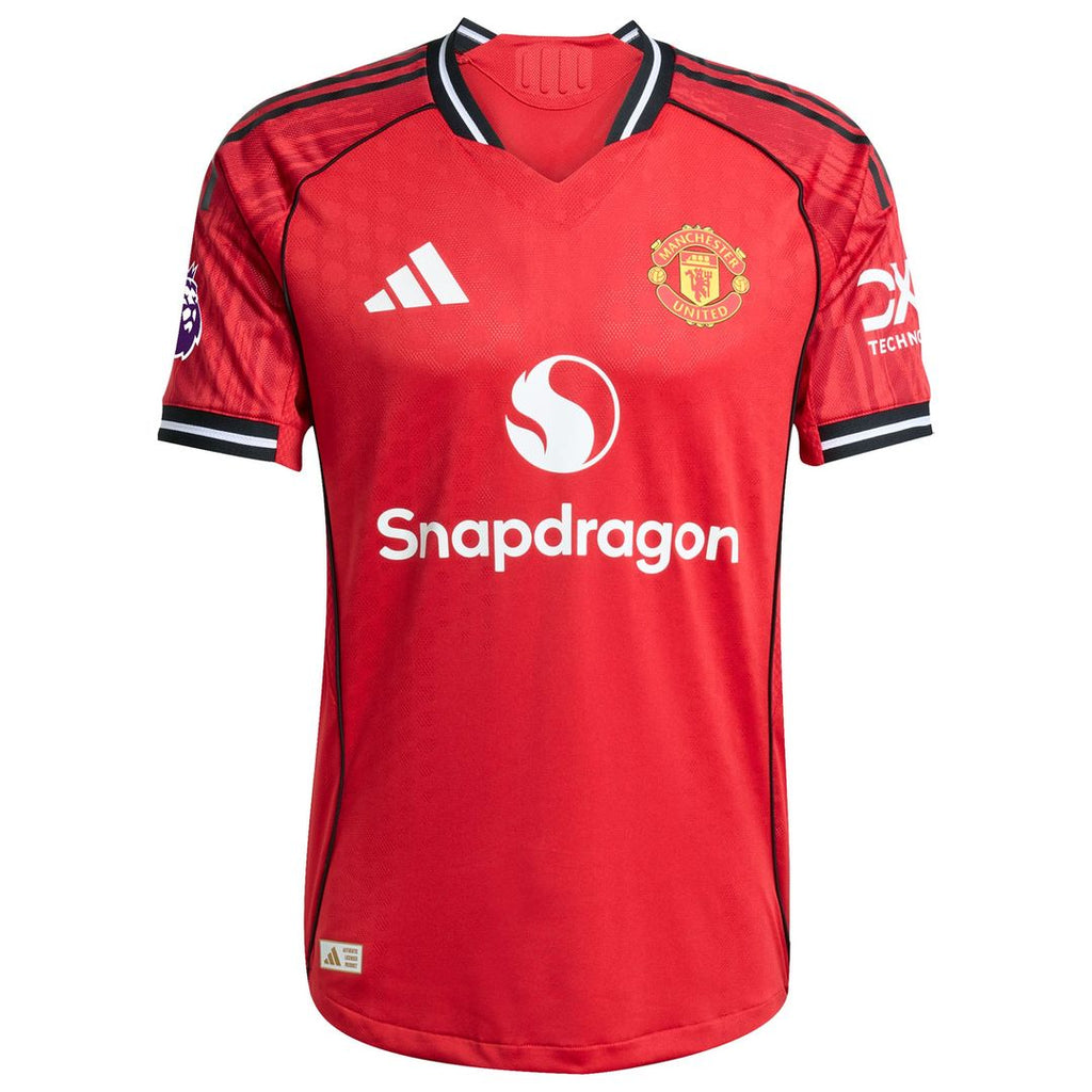 Manchester United adidas 2025/26 Away Authentic Custom Jersey - White