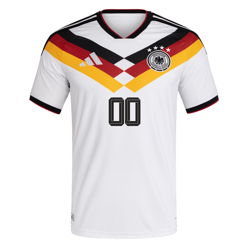 Germany National Team adidas 2026 Home On-Field Authentic Custom Jersey - White