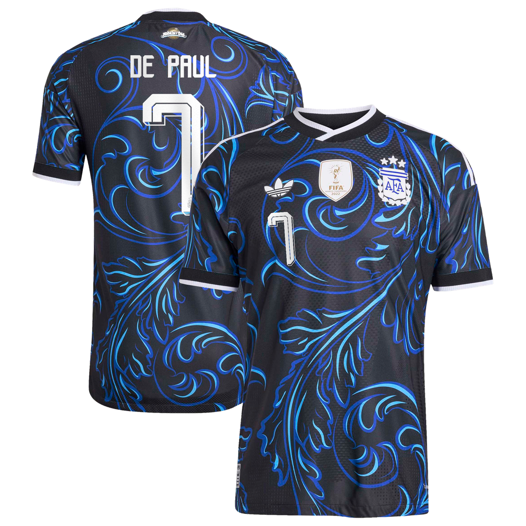 Rodrigo De Paul Argentina National Team adidas 2026 Home Authentic Jersey - White
