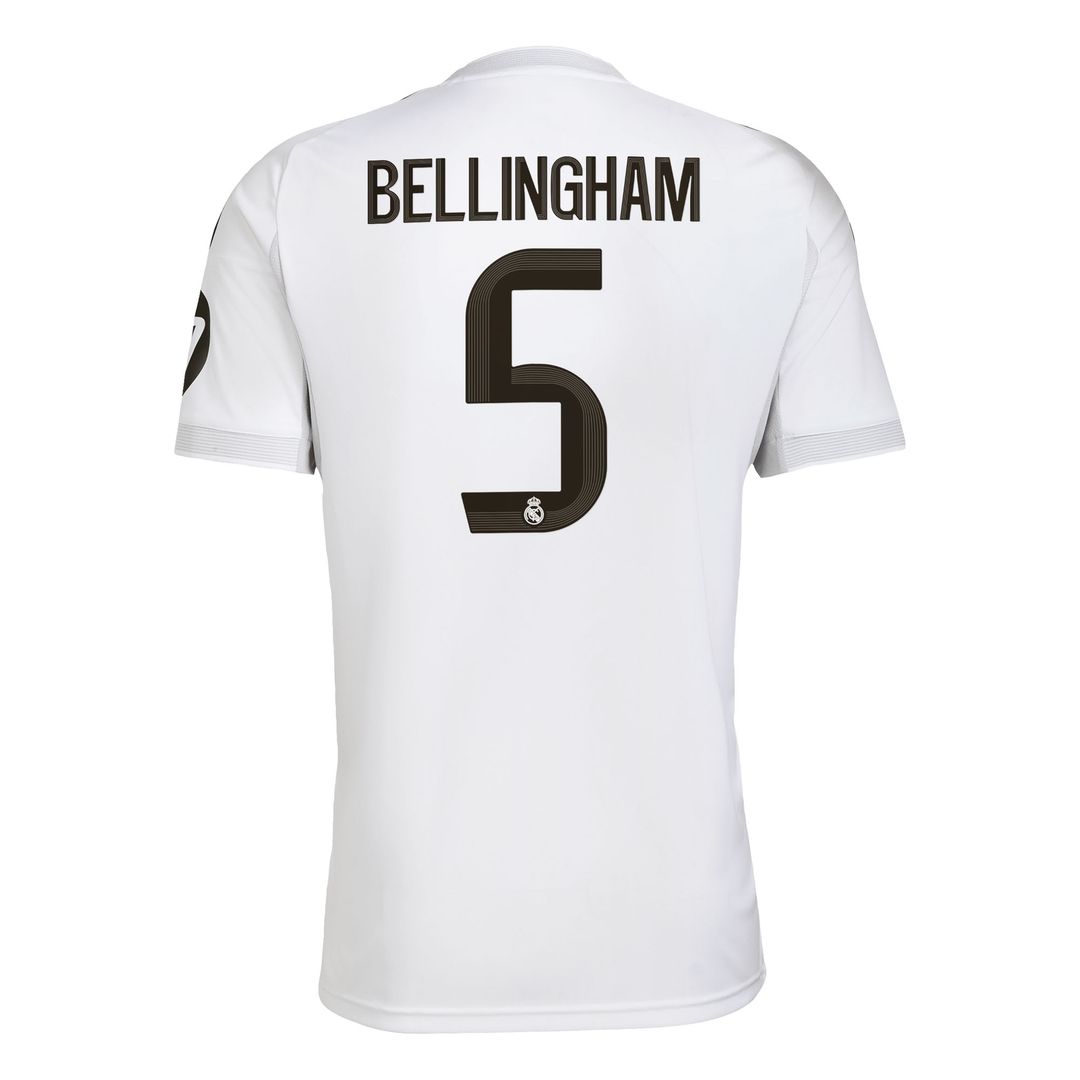 Jude Bellingham Real Madrid adidas 2025/26 Home Replica Jersey - White
